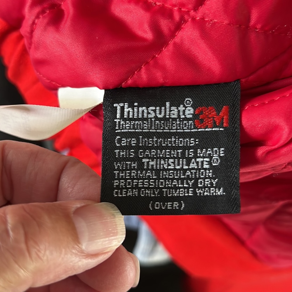 - Pendleton Red Wool Crop Jacket Size Large - image 7